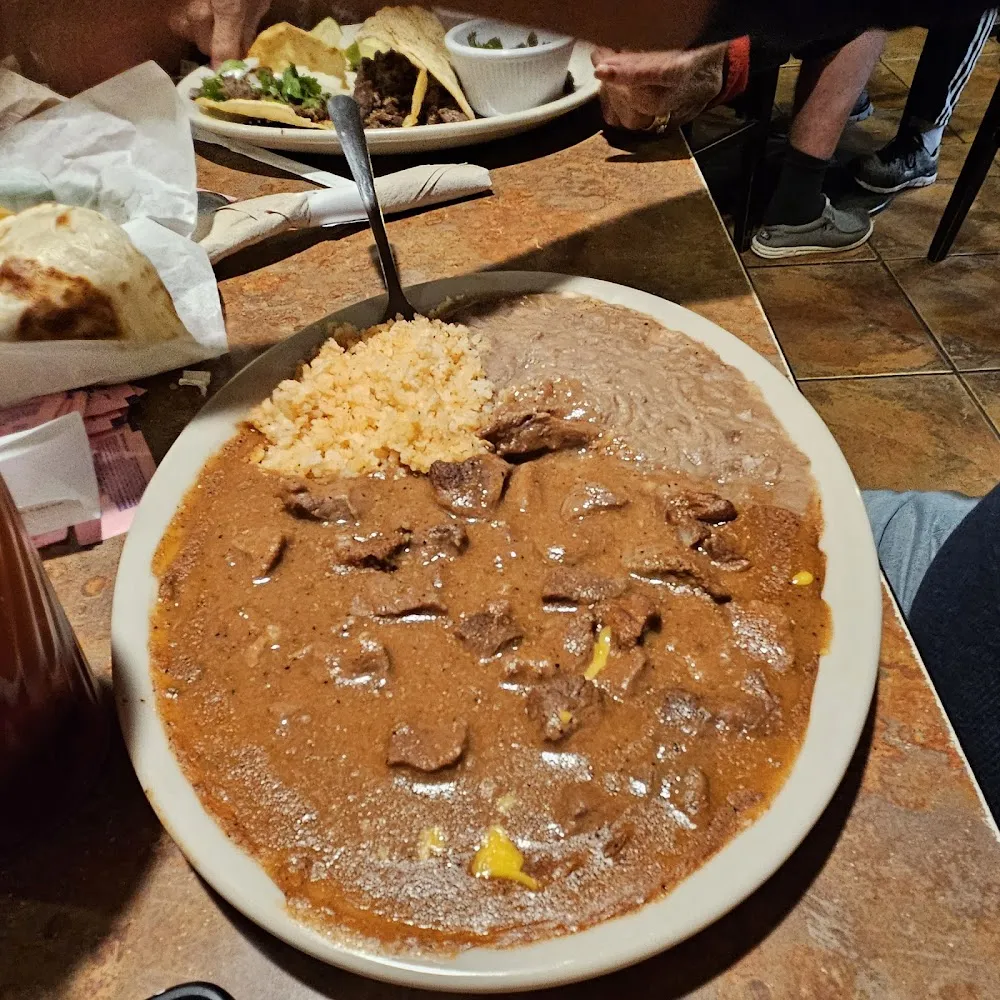Carne Guisada Plate